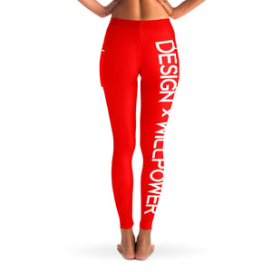 DxWP Red Pocket Leggings