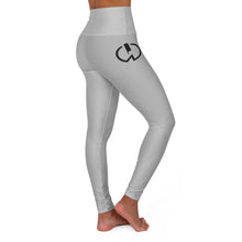 Load image into Gallery viewer, DxWP Silver High Waisted Yoga Leggings