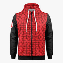 Load image into Gallery viewer, Regal Red Men&#39;s Zip Up Hoodie