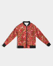 Load image into Gallery viewer, Designer Red Women&#39;s Bomber Jacket