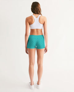 Aqua Women's Mid-Rise Yoga Shorts