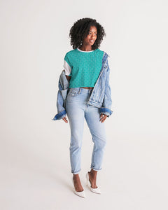 Aqua Women's Lounge Cropped Tee