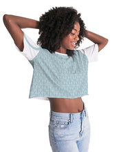 Load image into Gallery viewer, CornFlower Women&#39;s Lounge Cropped Tee