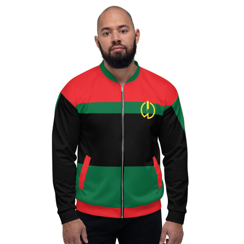Power Symbol Bomber Jacket