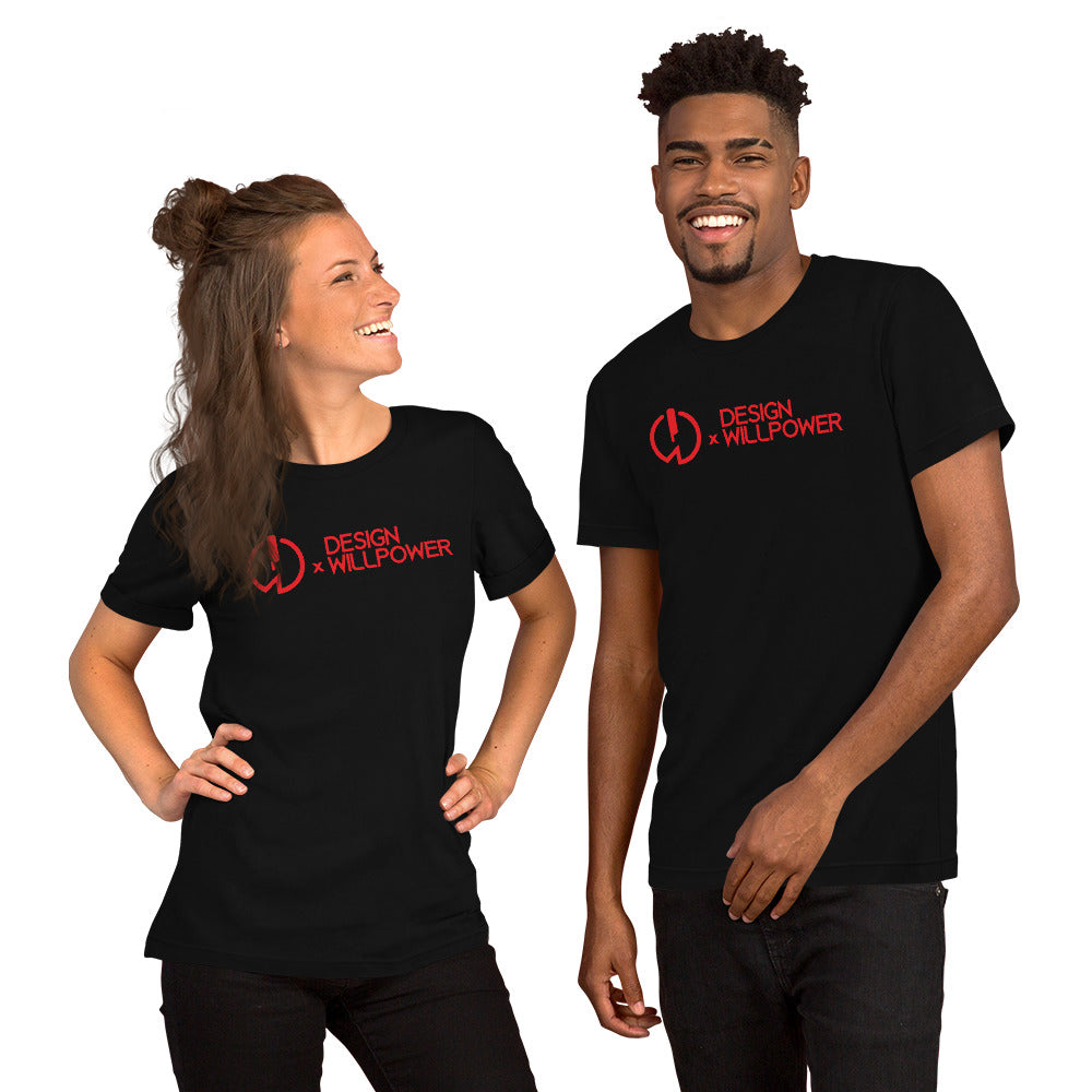 Designx Willpower Unisex T-Shirt Red