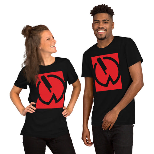 DxWP Box logo Unisex T-Shirt Red