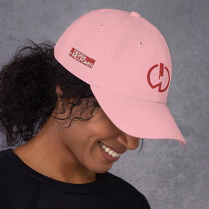Power Symbol Red Dad hat