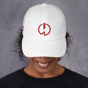 Power Symbol Red Dad hat