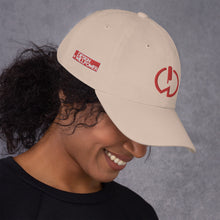 Load image into Gallery viewer, Power Symbol Red Dad hat