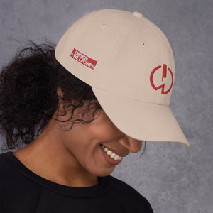 Power Symbol Red Dad hat
