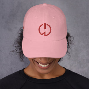 Power Symbol Red Dad hat