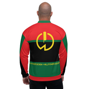 Power Symbol Bomber Jacket