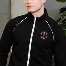 Load image into Gallery viewer, Power Symbol Piped Fleece Jacket