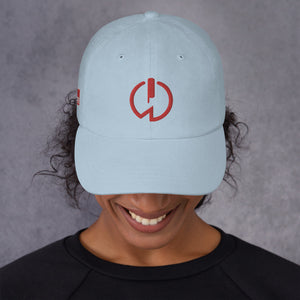 Power Symbol Red Dad hat